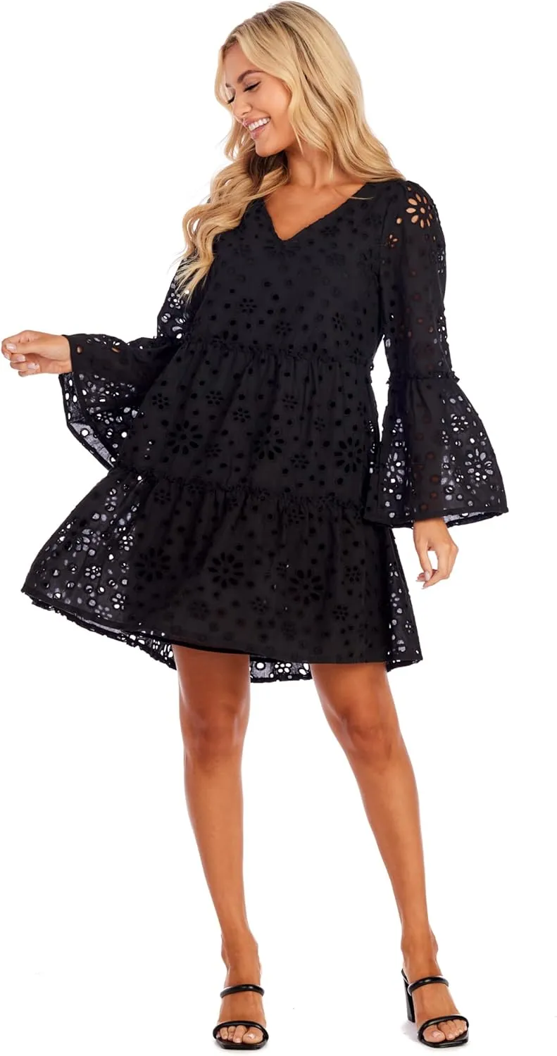 Mud Pie Women's Meredith Eyelet Tunic