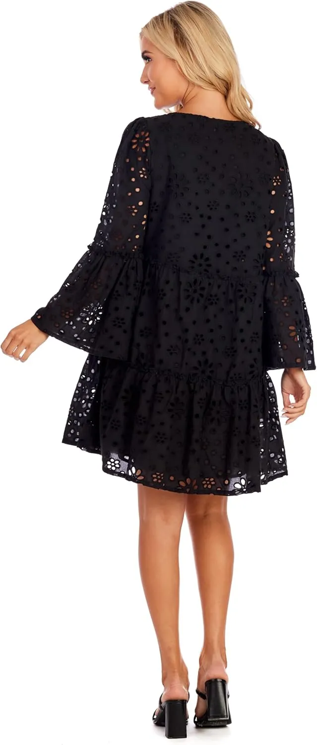 Mud Pie Women's Meredith Eyelet Tunic