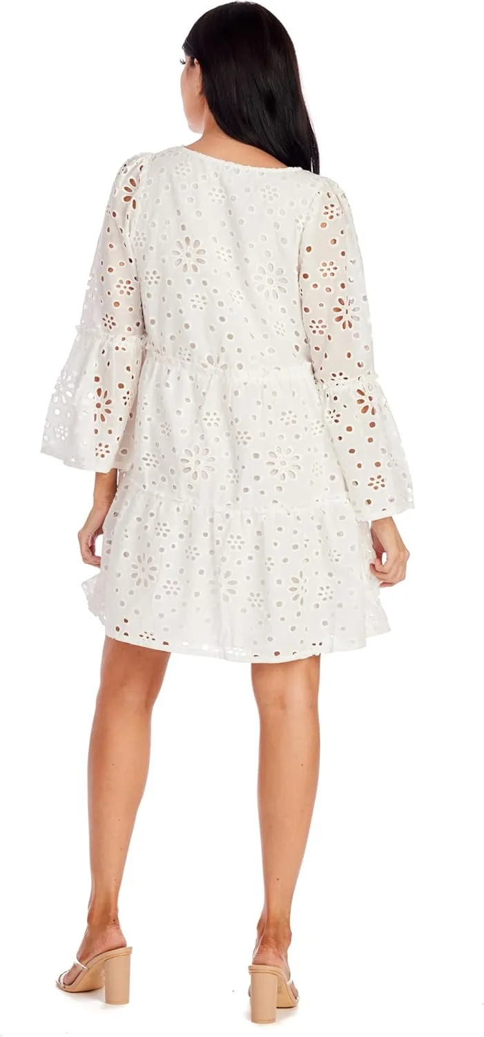 Mud Pie Women's Meredith Eyelet Tunic