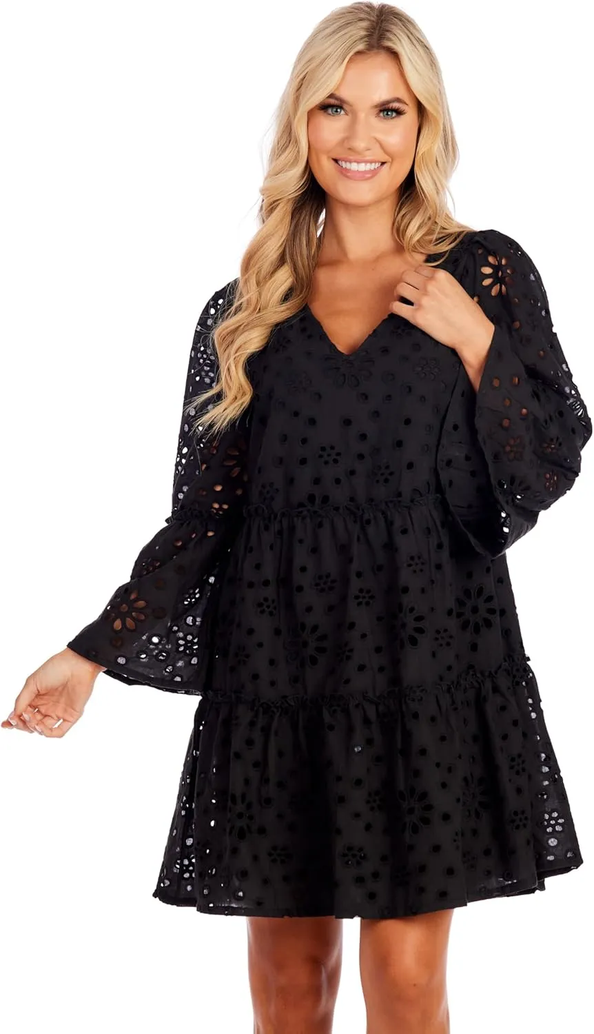 Mud Pie Women's Meredith Eyelet Tunic