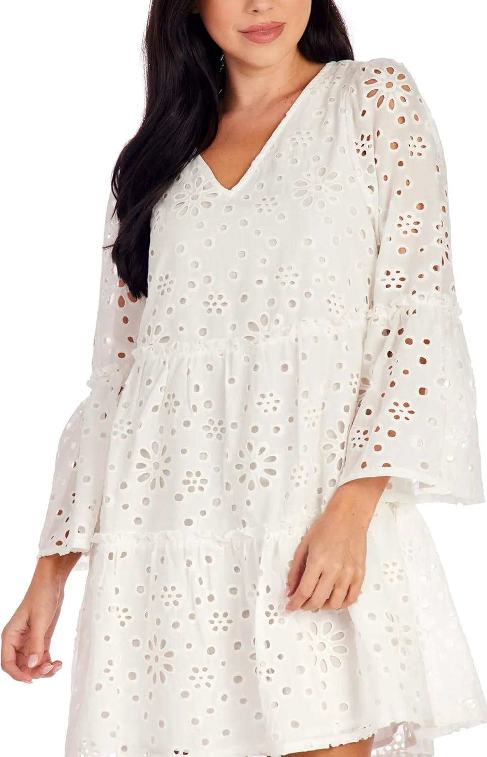 Mud Pie Women's Meredith Eyelet Tunic