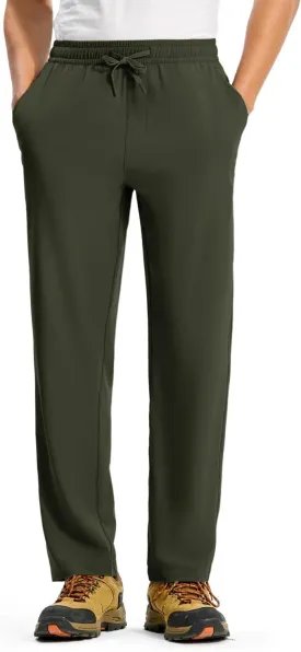 Rdruko Men's Sweatpants Lightweight Quick Dry Workout Joggers Running Gym Athletic Track Pants with Pockets