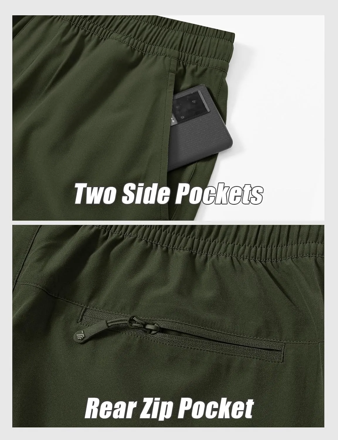 Rdruko Men's Sweatpants Lightweight Quick Dry Workout Joggers Running Gym Athletic Track Pants with Pockets