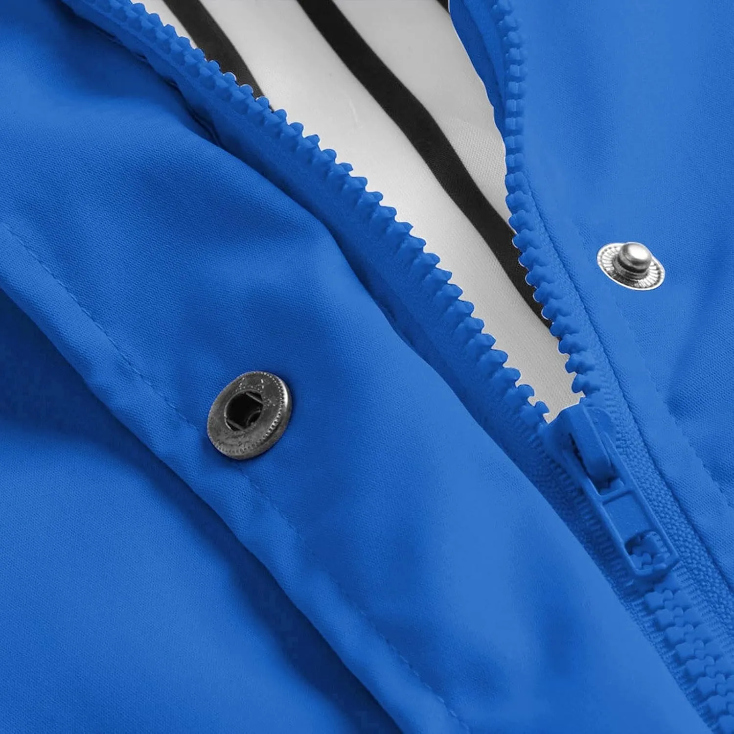 Windbreaker Jacket Women Plus Size Button Down Waterproof Raincoat With Hood Outdoor Travel Hiking Long Trench Coat
