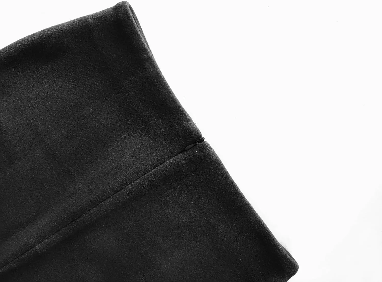 Women's High Waist Wool Fall Winter Mini Pencil Bodycon Skirt