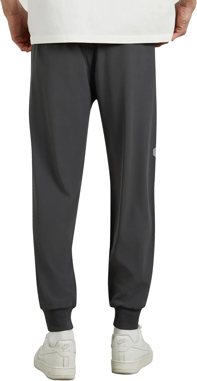 WULFUL Men's Athletic Running Joggers Workout Gym Pants Lightweight Track Casual Pant with Zipper Pockets